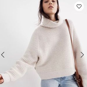 Madewell Side-Button Turtleneck Sweater